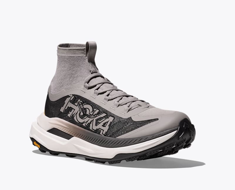 HOKA Men's Tecton X 3 Shoes in Cement/Black