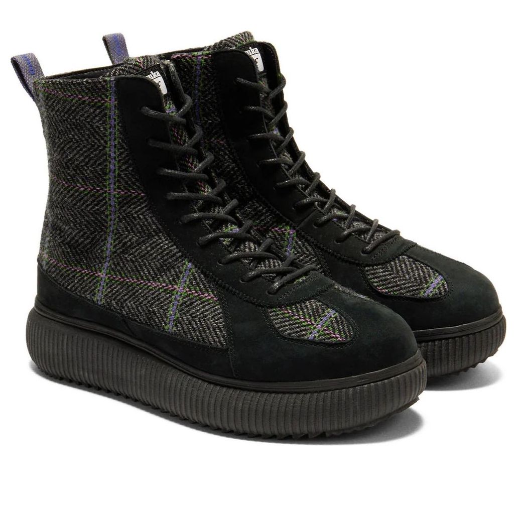 Delecity Boot 'Black Verdigris Green'