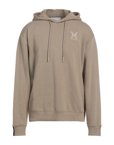 Man Sweatshirt Beige Size XS Cotton, Polyester