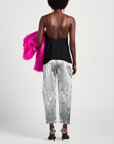 Woman Pants Silver Size 2 Viscose, Polyester, Cotton