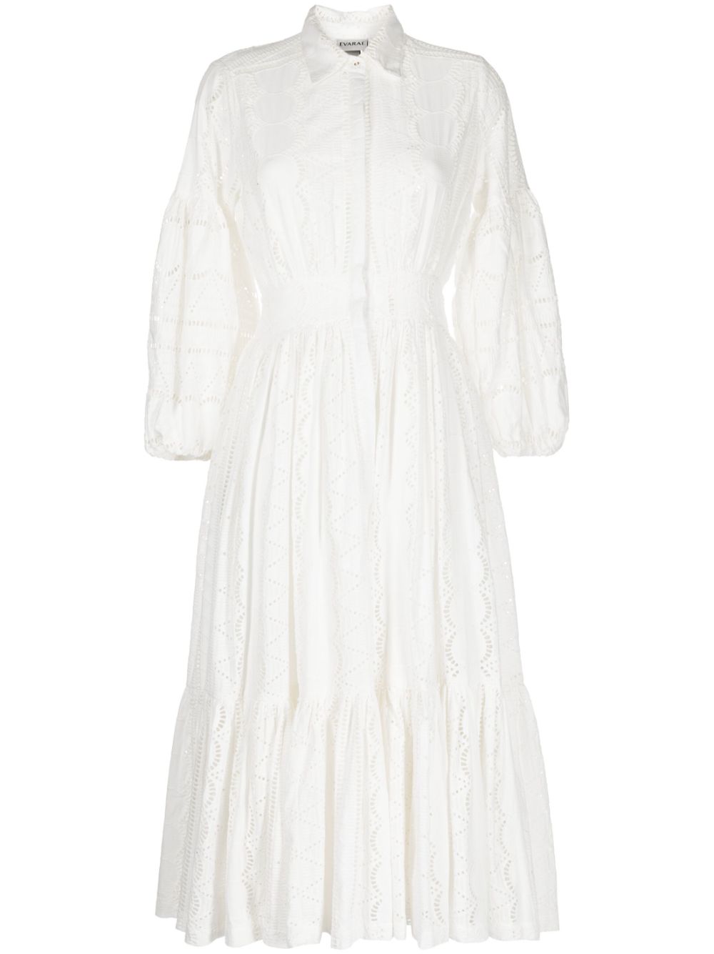 Sienna cotton maxi dress - White