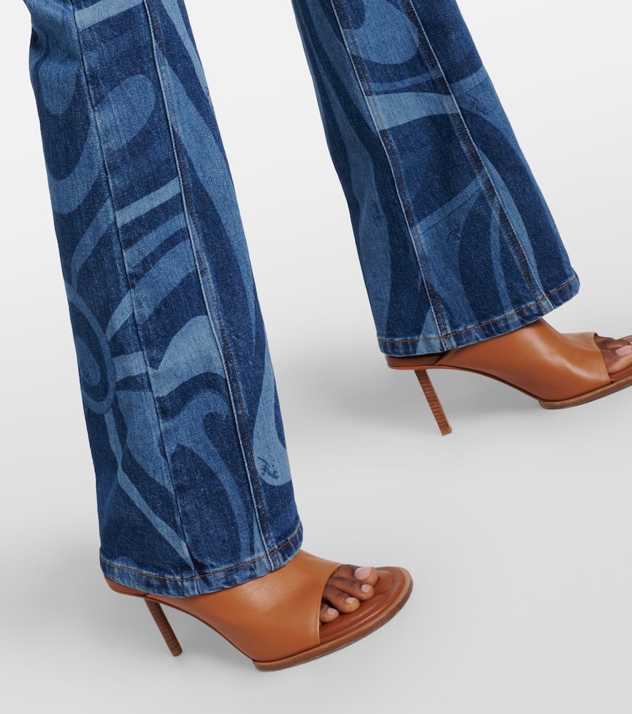 Pucci Marmo belted denim jumpsuit