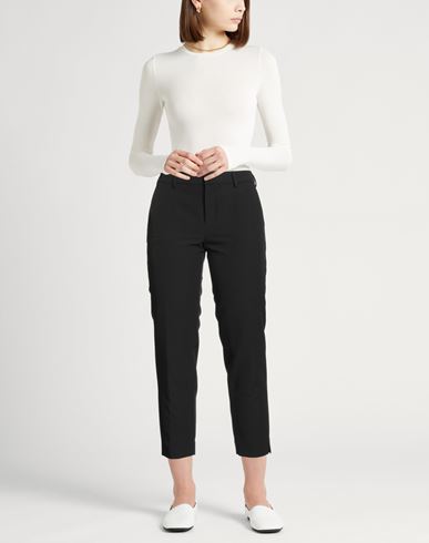 Woman Pants Black Size 10 Polyester, Elastane