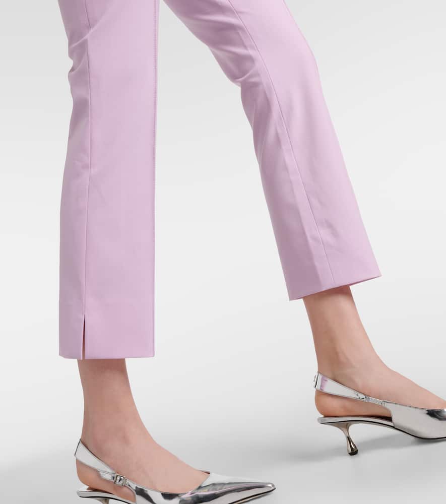 Veronica Beard Kean cropped high-rise slim pants