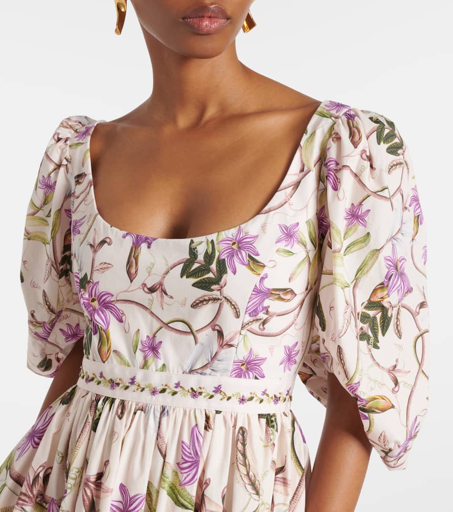 Viviane floral cotton maxi dress