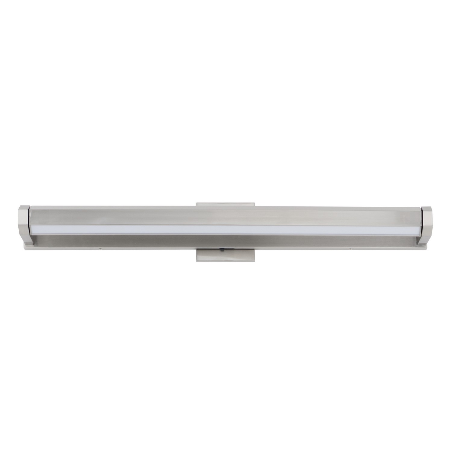 Satin Nickel LED Picture Light from the Braque Collection