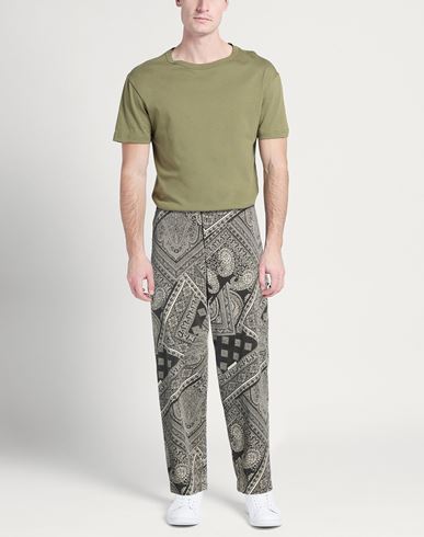 Man Pants Black Size M Cotton