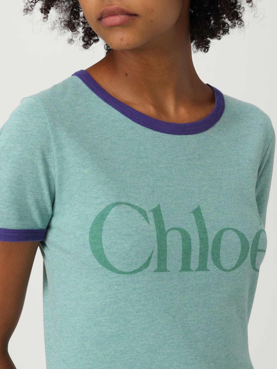 Logo-print T-shirt - Green