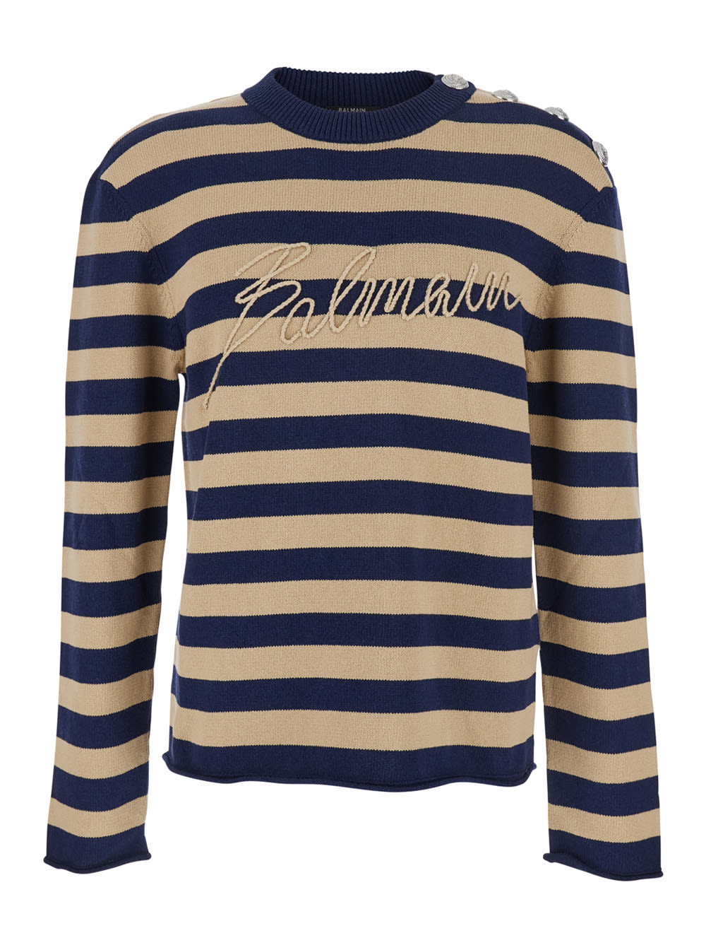 Emb Logo Mariniere Knit Sweater