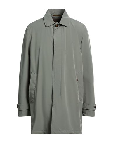 Man Overcoat & Trench Coat Sage green Size 42 Polyamide, Polyurethane