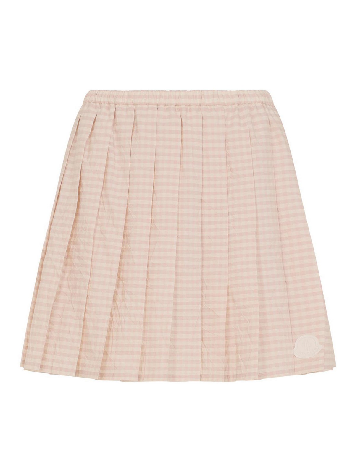Moncler - checked pleated skirt