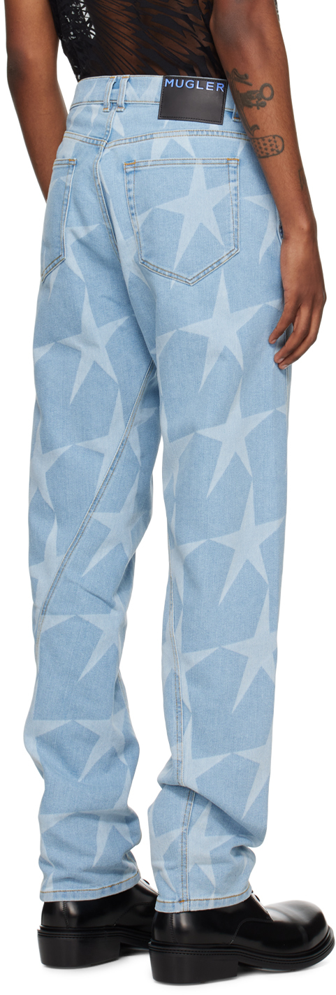 Mugler Blue Star Jeans