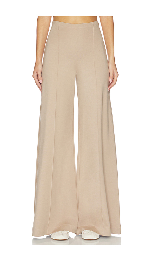 Ripley Rader Ponte Knit Wide Leg Pant in White. - XS also in S