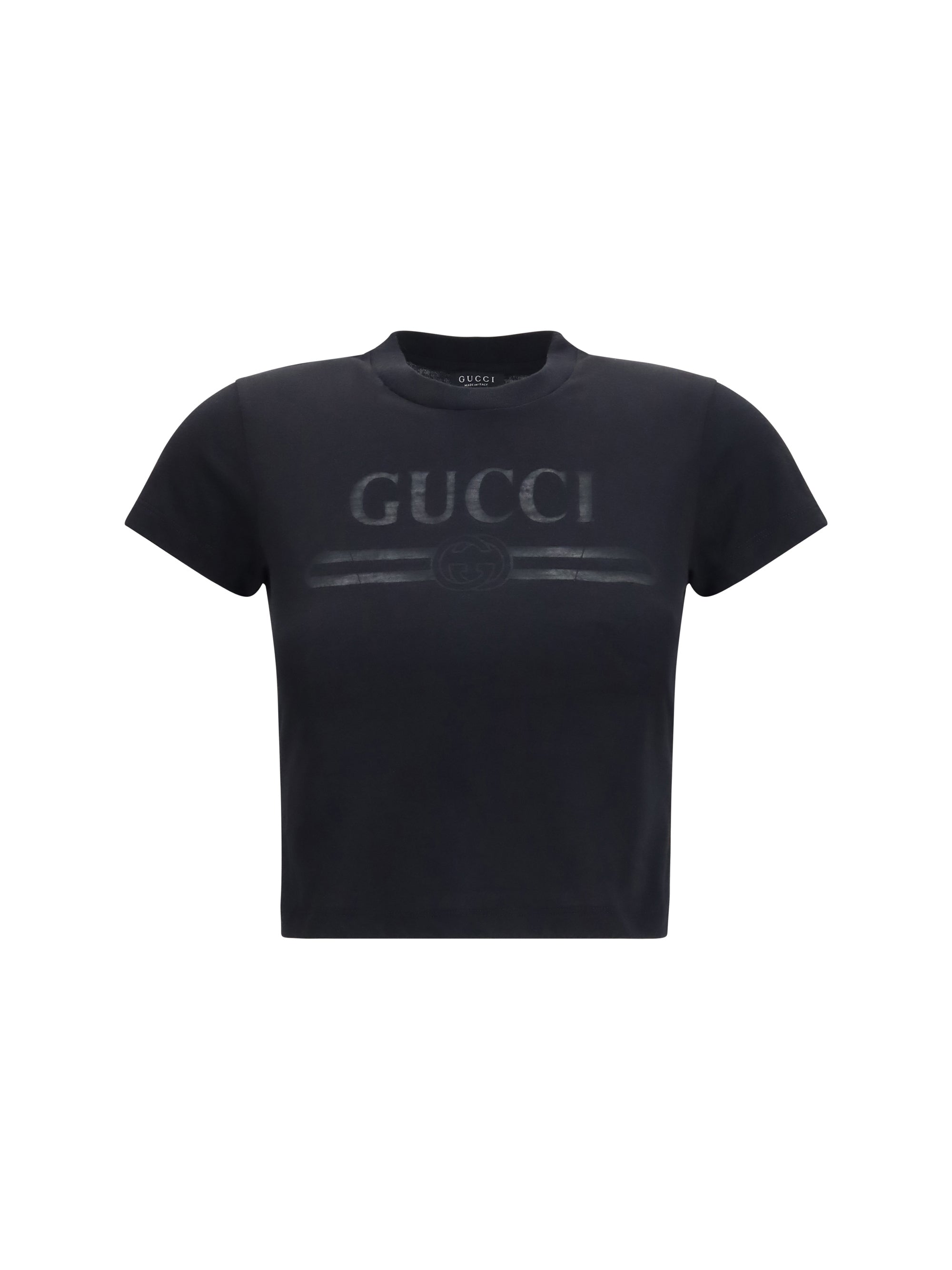 Logo Devoré T-Shirt — Black