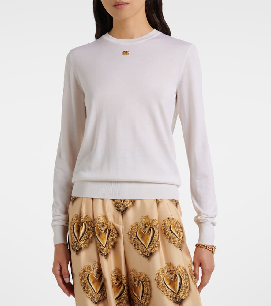 DG cashmere and silk sweater