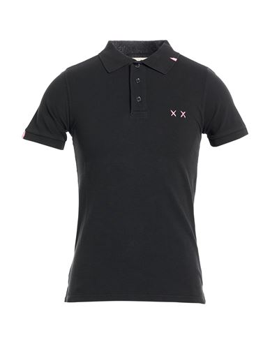Man Polo shirt Black Size S Cotton