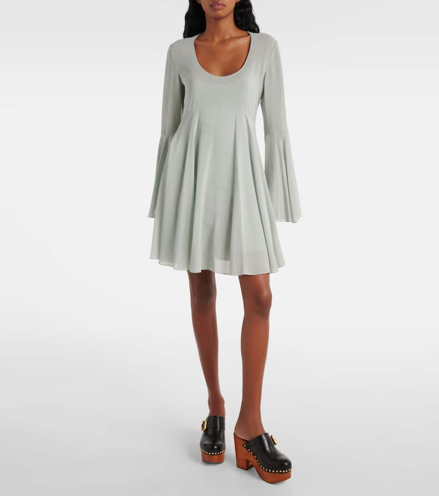 Chloé Silk chiffon minidress