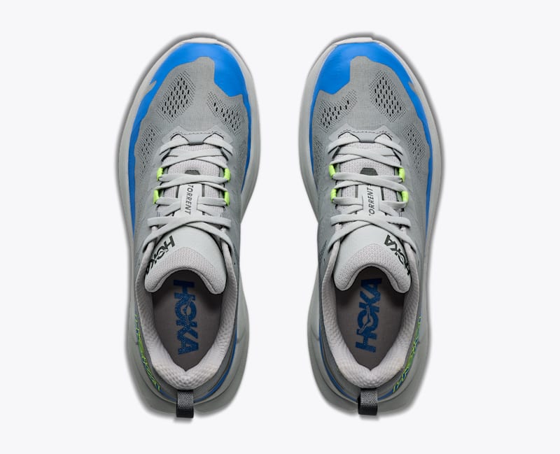 HOKA Men's Torrent 5 Shoes in Galactic Grey/Stardust