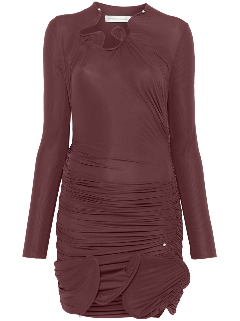 Venus Looped mini dress - Purple