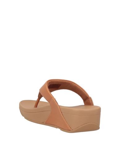 Woman Thong sandal Brown Size 8 Leather