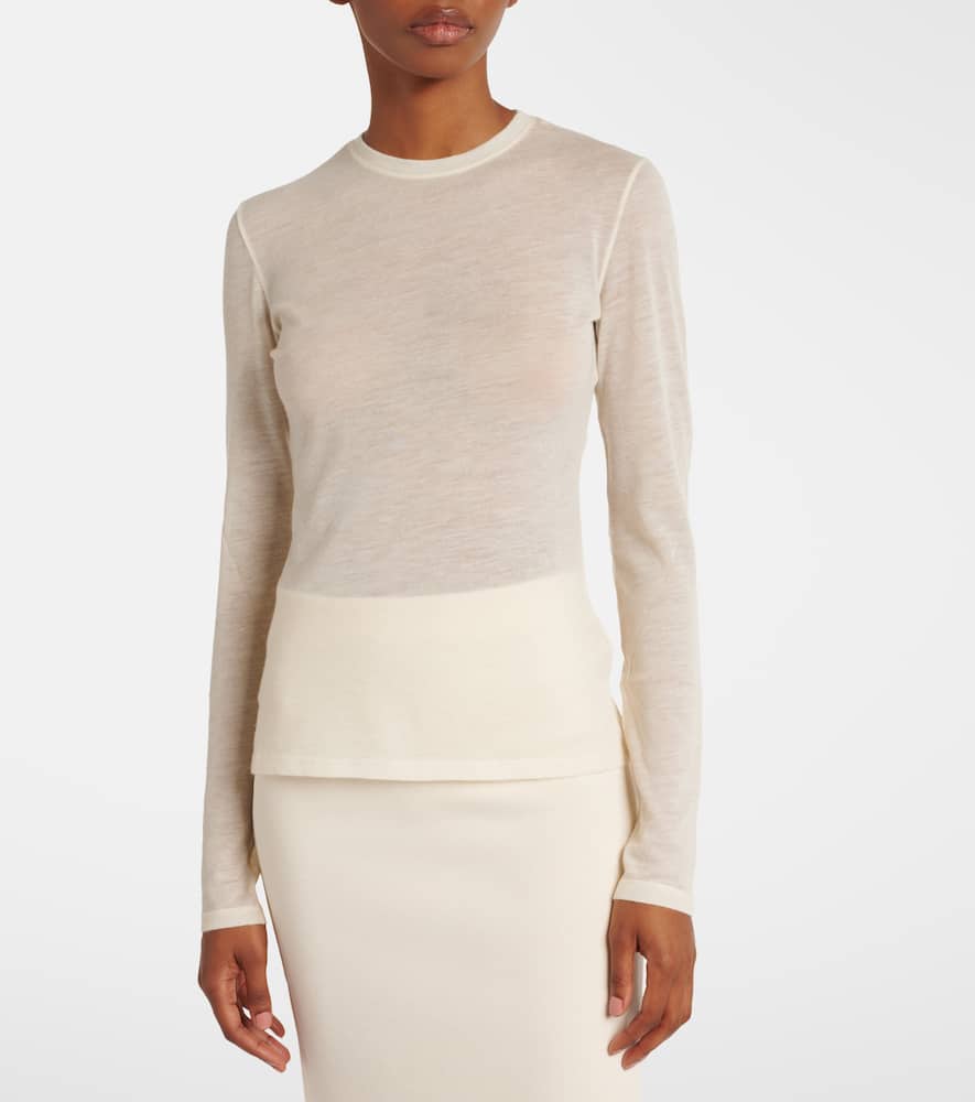 The Row Iverness cashmere top