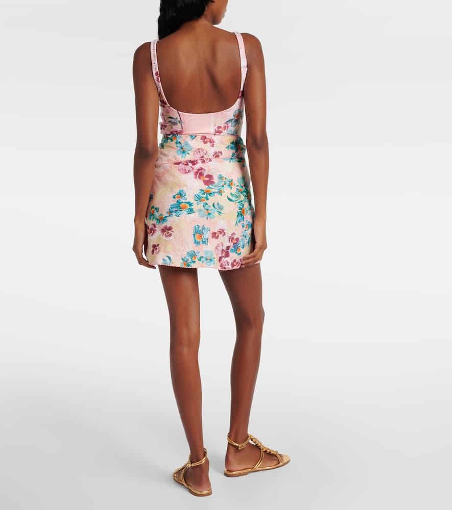 Agustina Prado linen beach cover-up