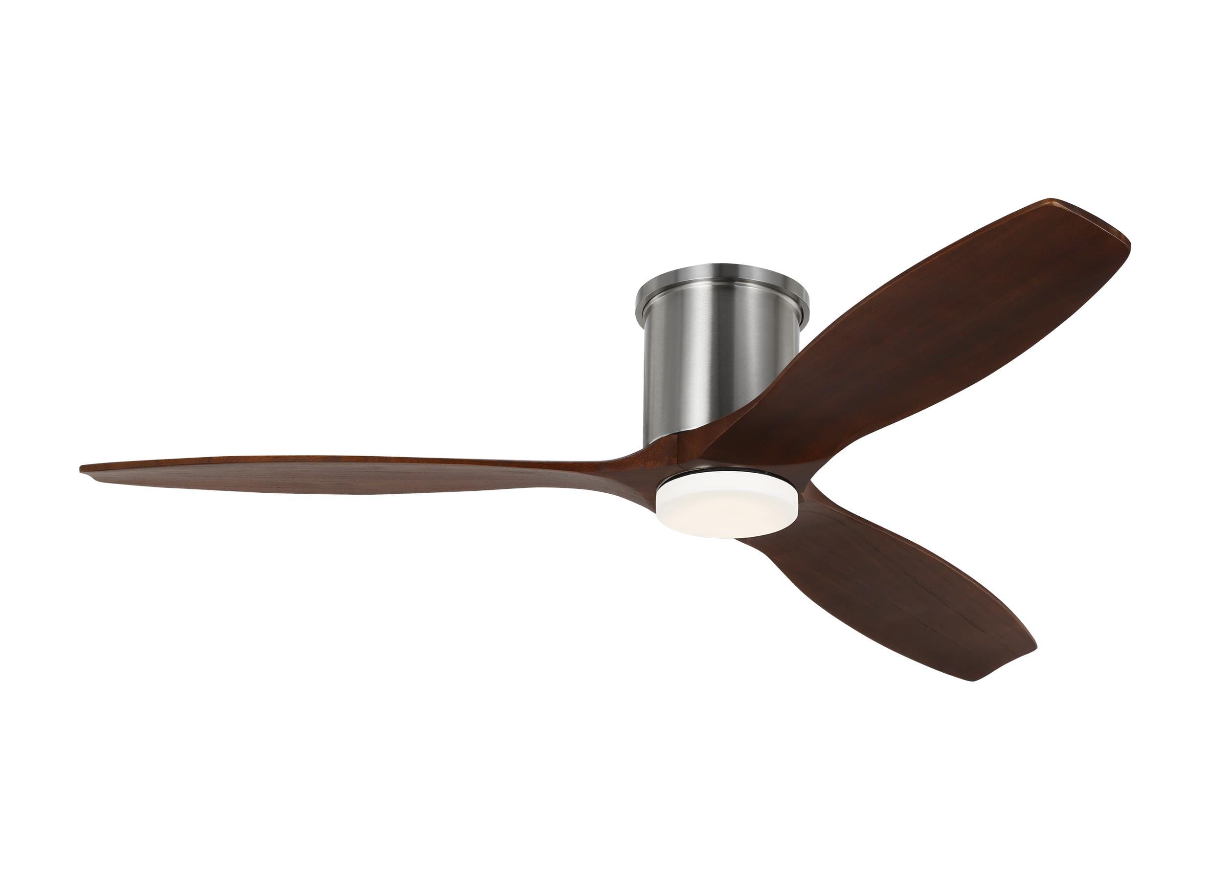 Brushed Steel 52"Ceiling Fan from the Collins Collection