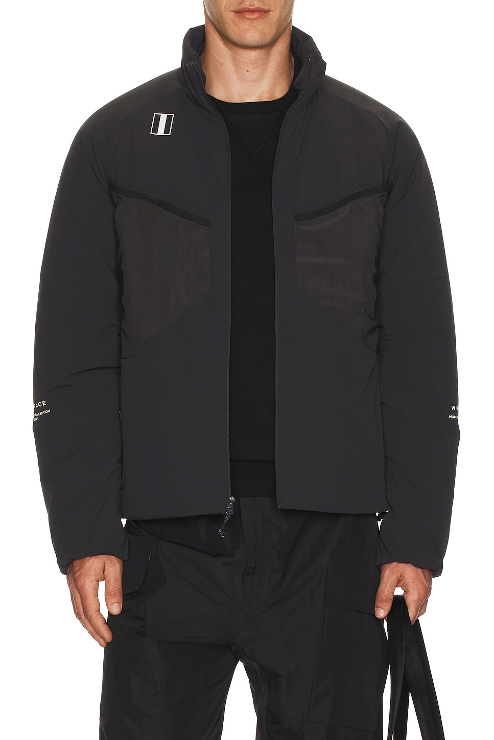 Whitespace Insulated Midlayer Cargo Jacket in Phantom. S also in L, M, XL/1X