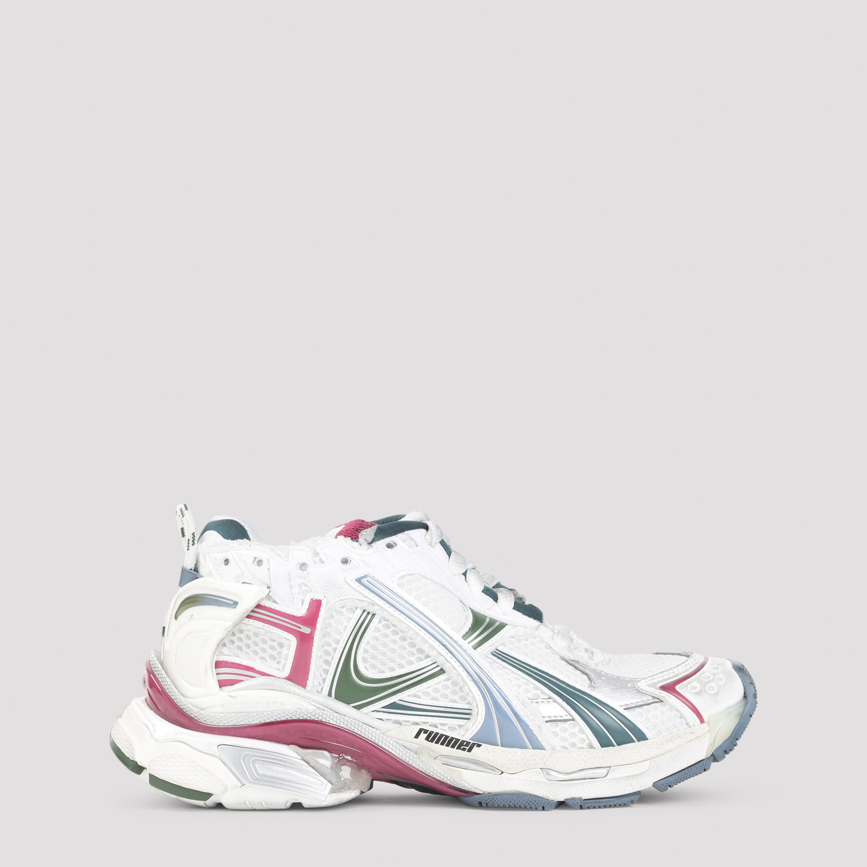 Runner Sneakers Multicolour Polyurethane Polyester Shoe - Women
