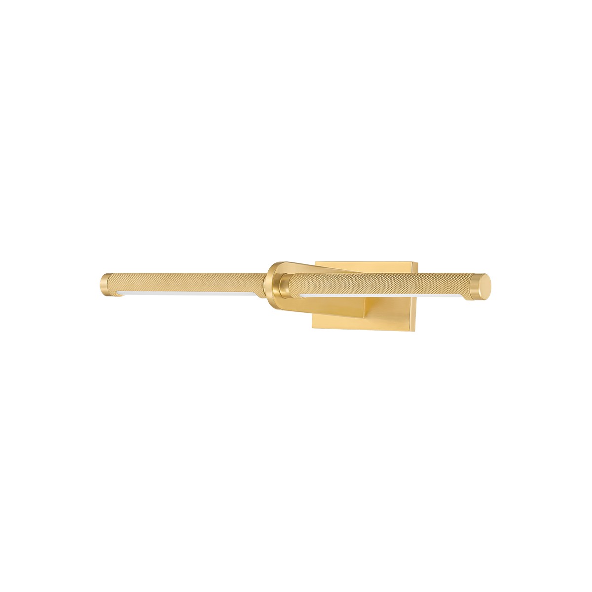 Aged Brass LED Picture Light from the Deptford Collection