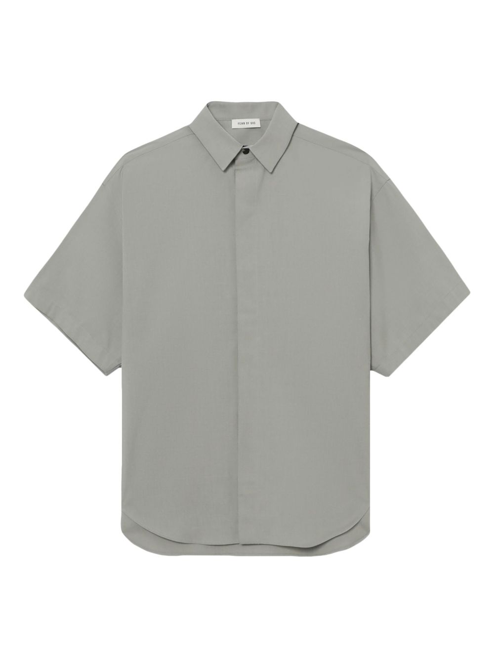 Short-sleeve Oxford shirt - Black