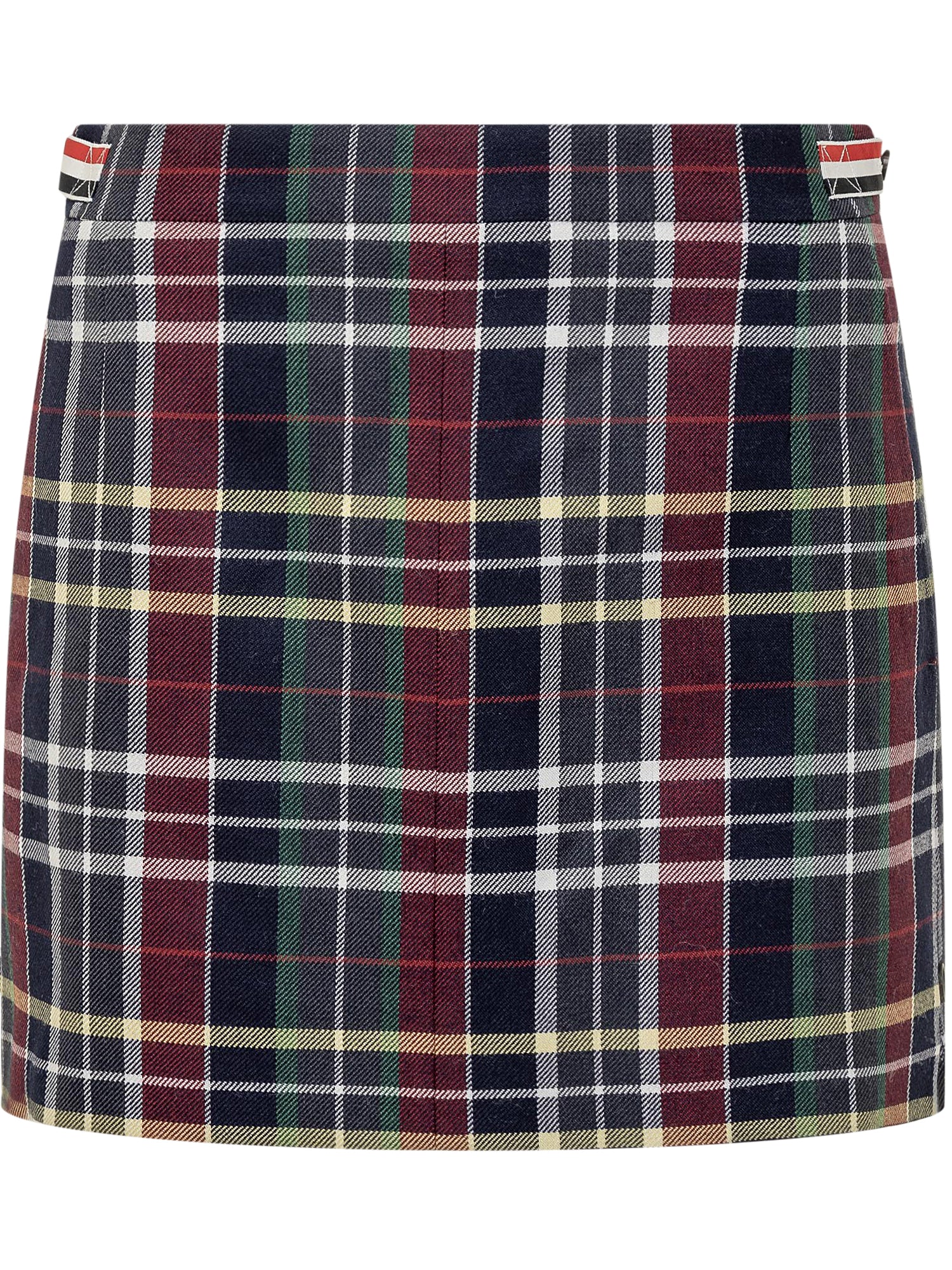 Chic Mini Skirt with Check Design