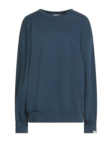 Woman Sweatshirt Midnight blue Size ONESIZE Cotton