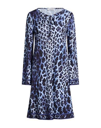 Woman Mini dress Light blue Size 4 Polyamide