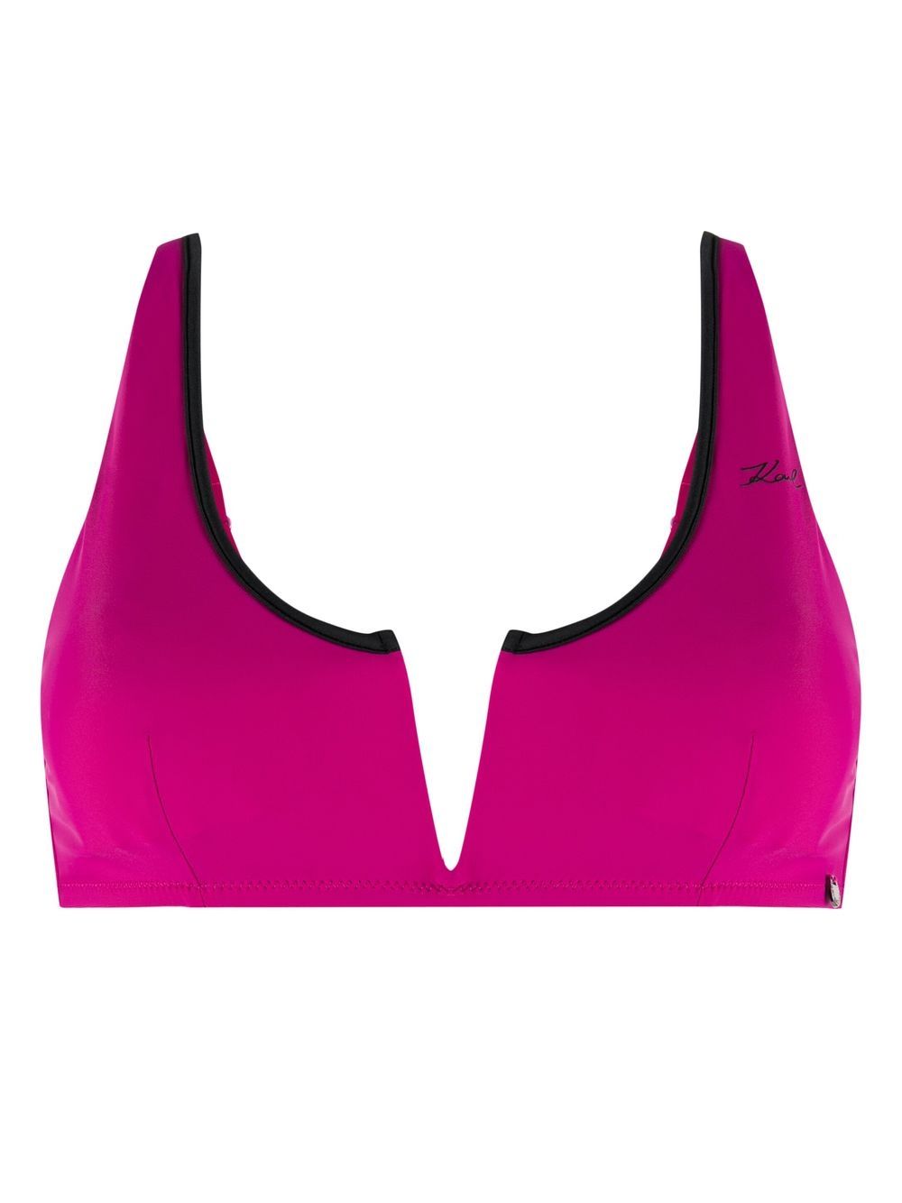 Dna binding bandeau bikini top - Purple