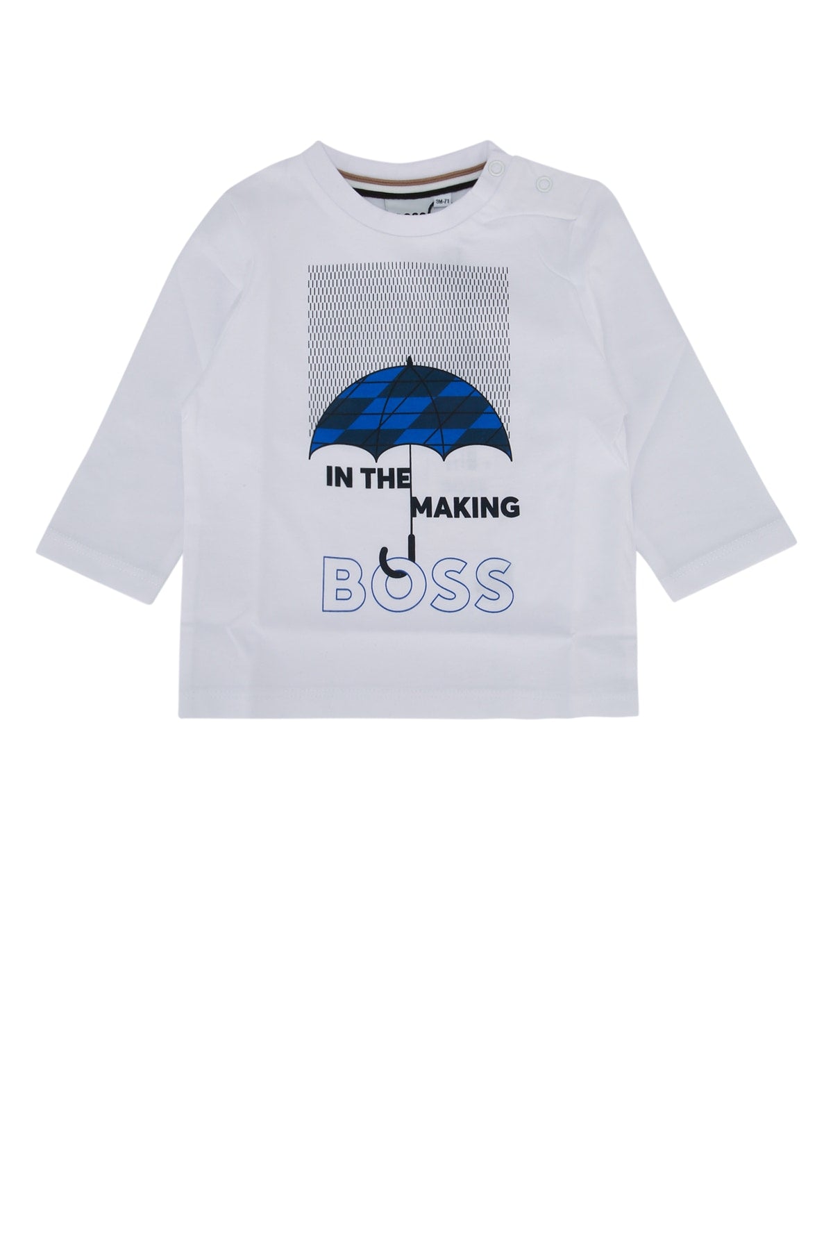 Umbrella Graphic Print T-Shirt — White
