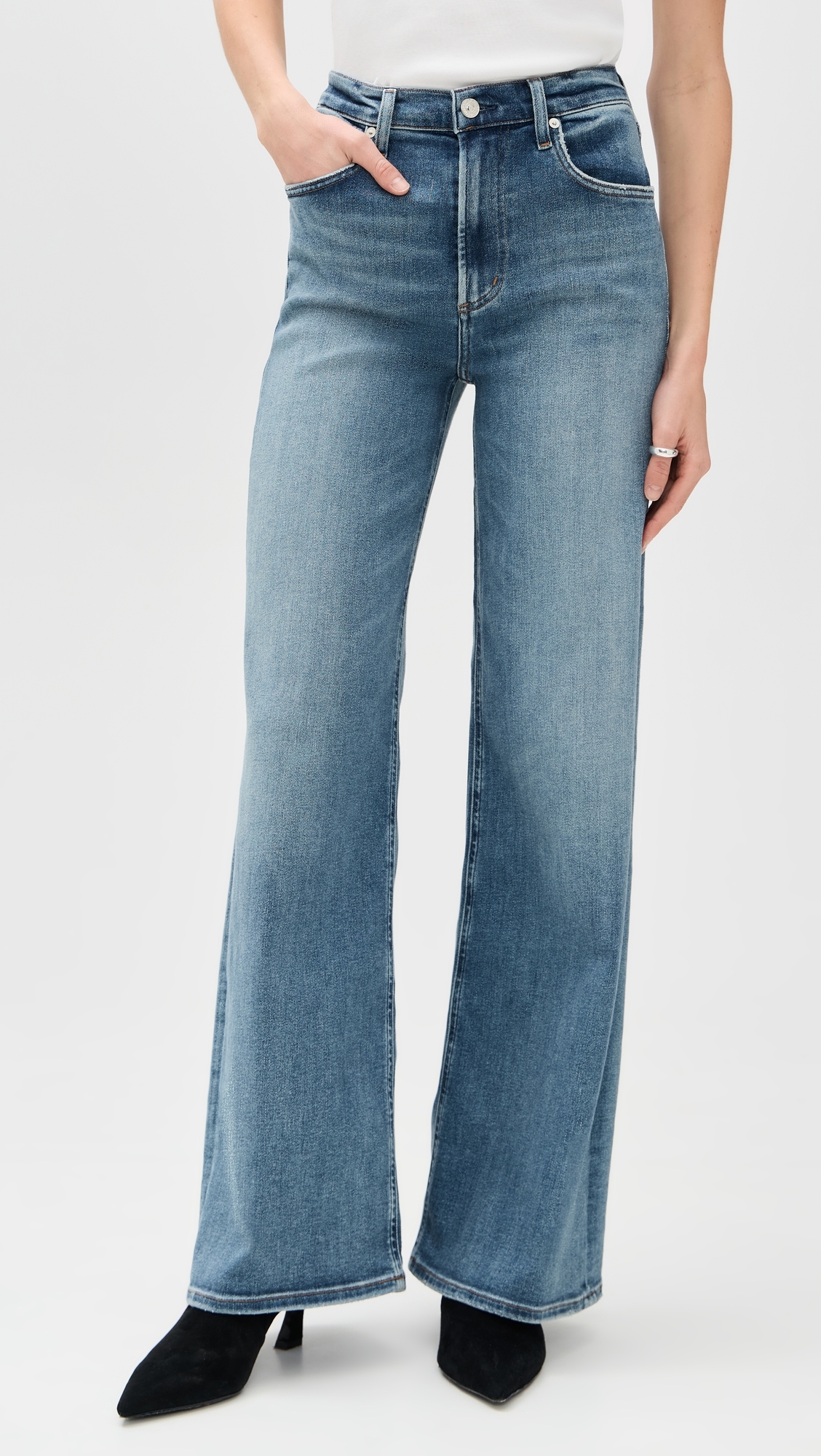 Lyra Long Wide Leg Jeans Cooper