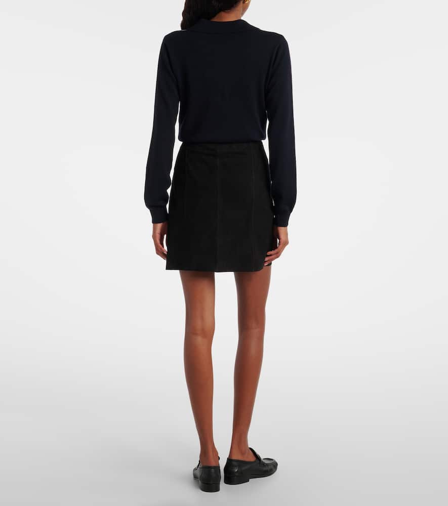 Wiley suede miniskirt
