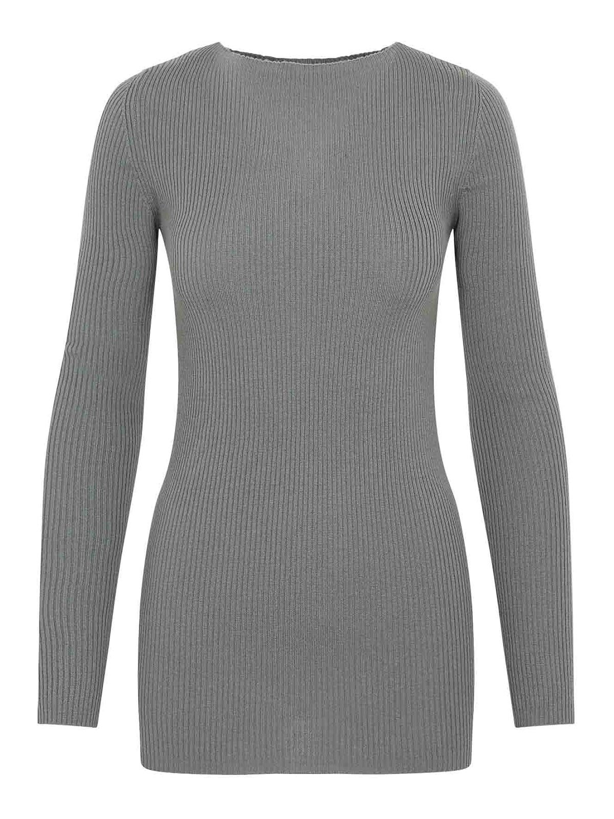 Rick Owens - oval cut-out cashmere sweater