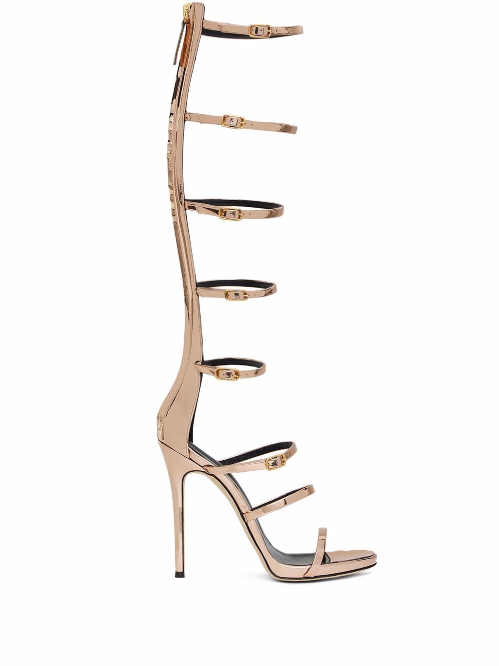 Super Harmony 120mm caged sandals - Pink