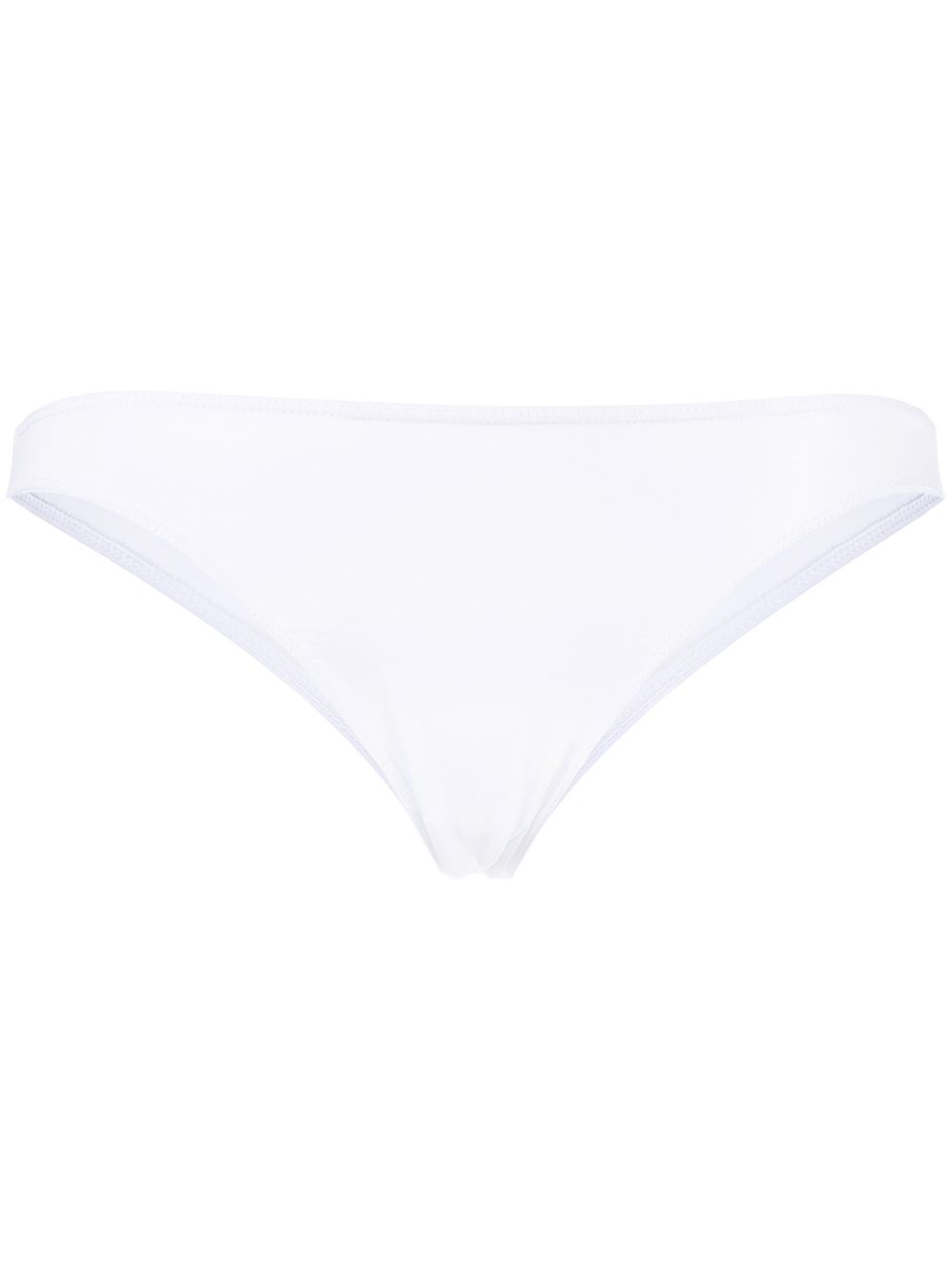 Slogan-print briefs - White