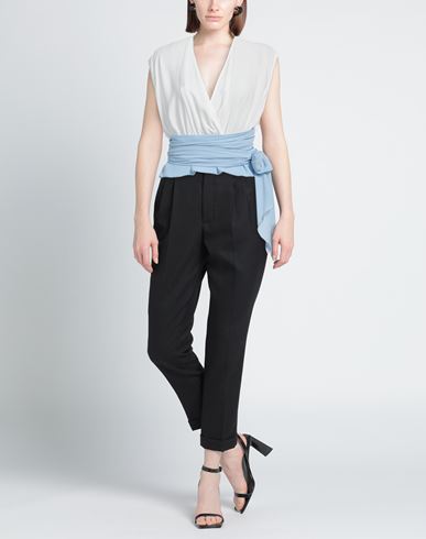 Luckylu Milano Woman Top White Size 2 Polyester