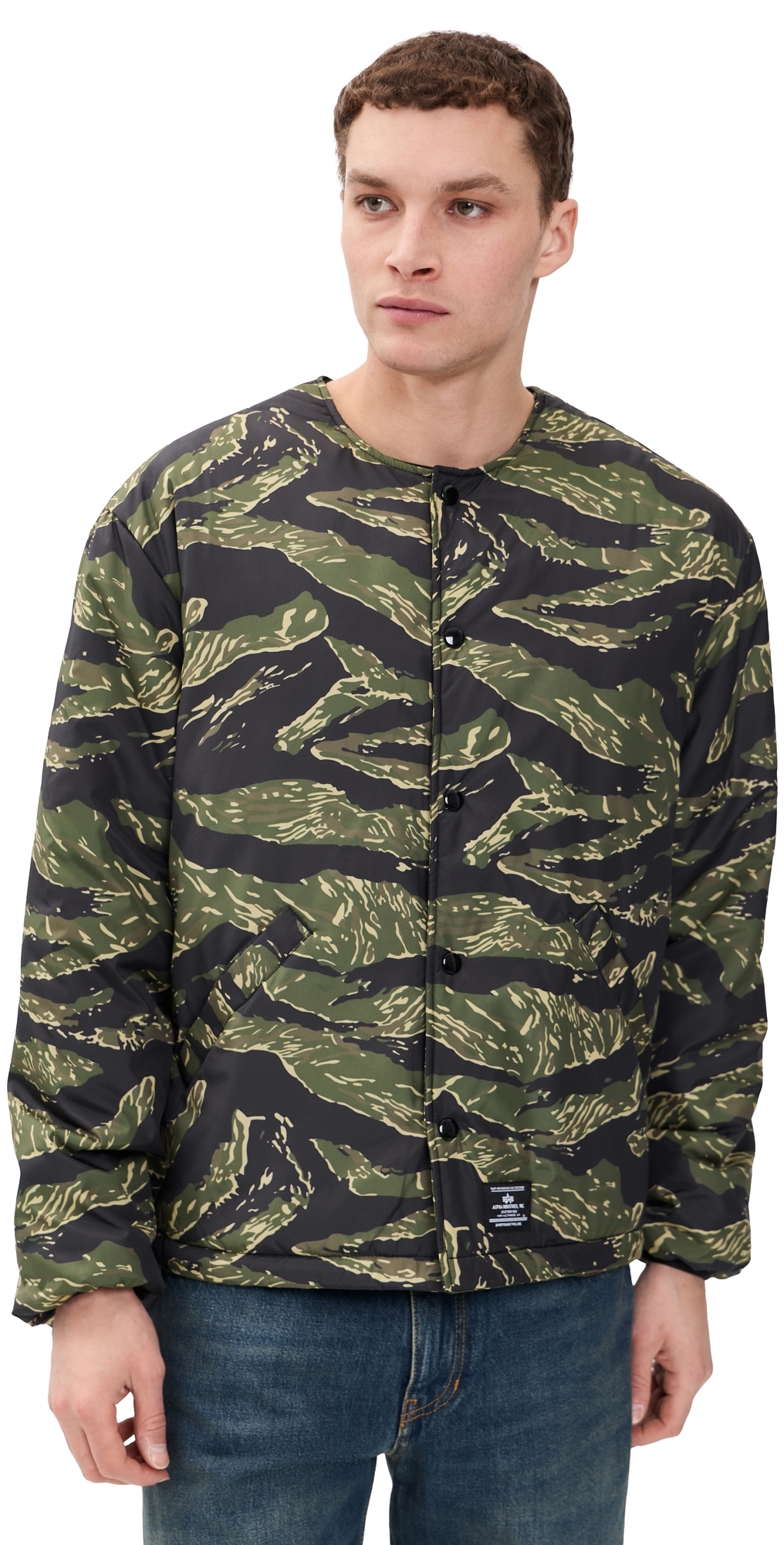 Reed Relaxed Liner Jacket Tiger Camo