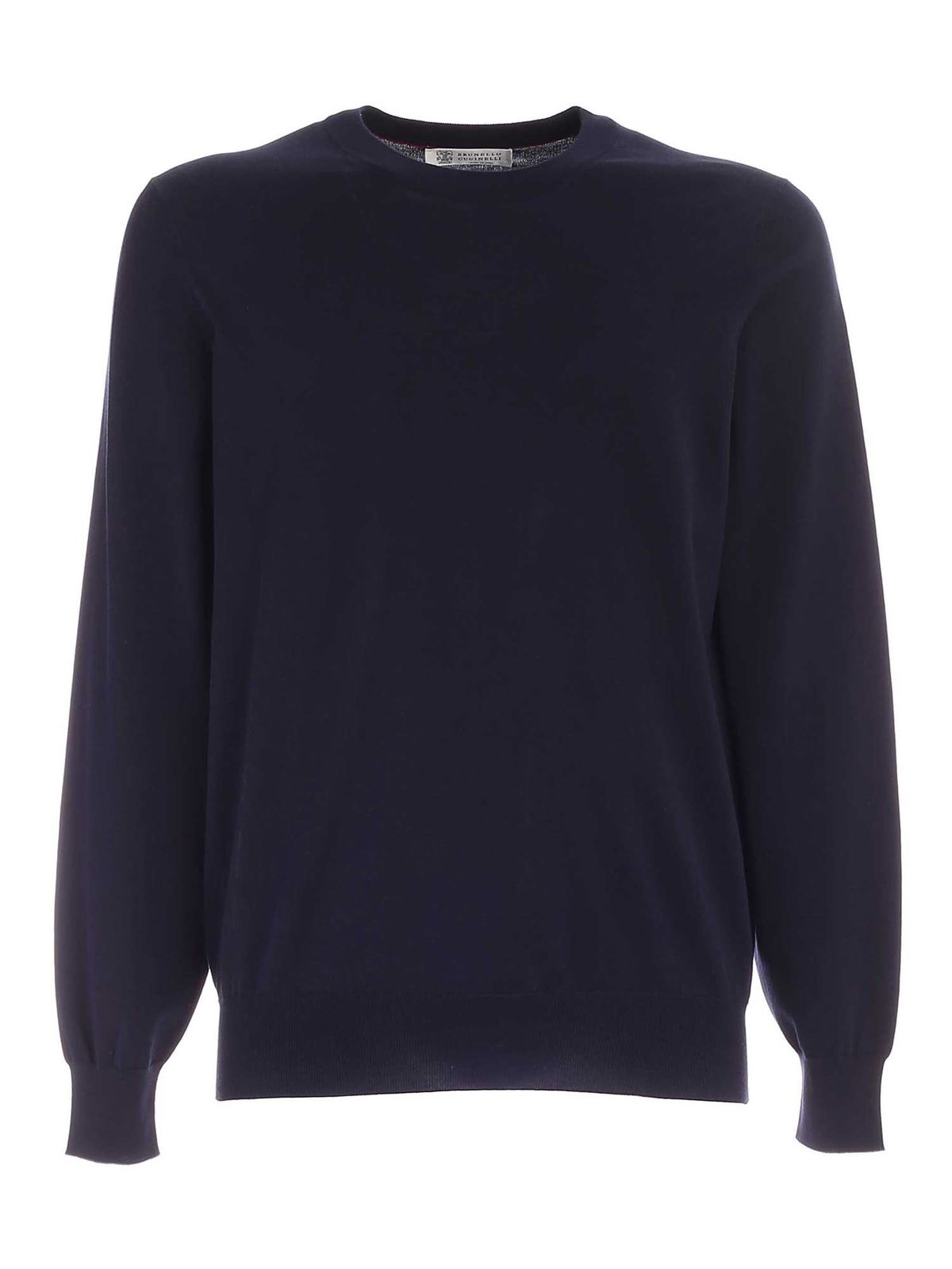 Crew neck cotton sweater