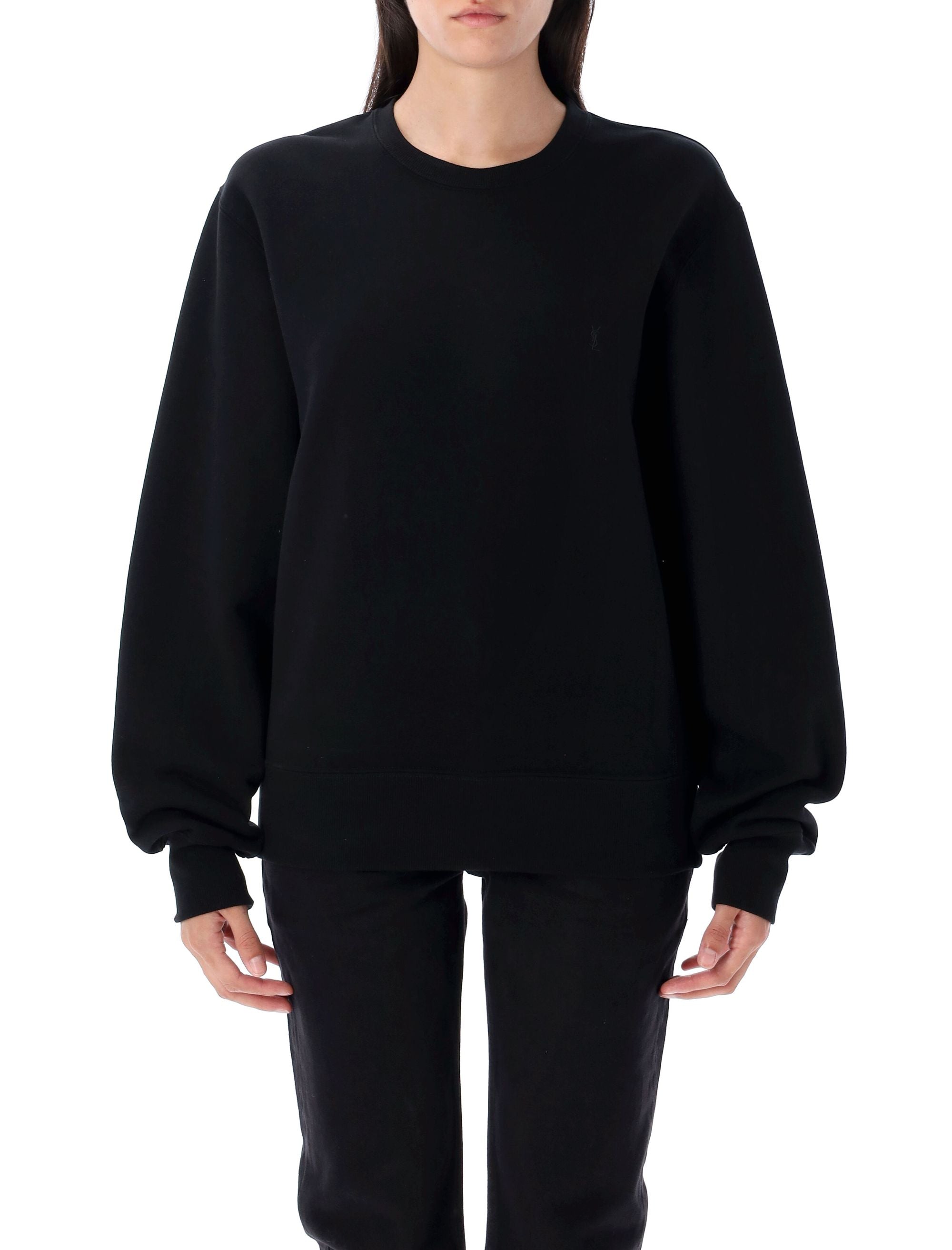 Certified Cotton Sweatshirt with Cassandre Embroidery