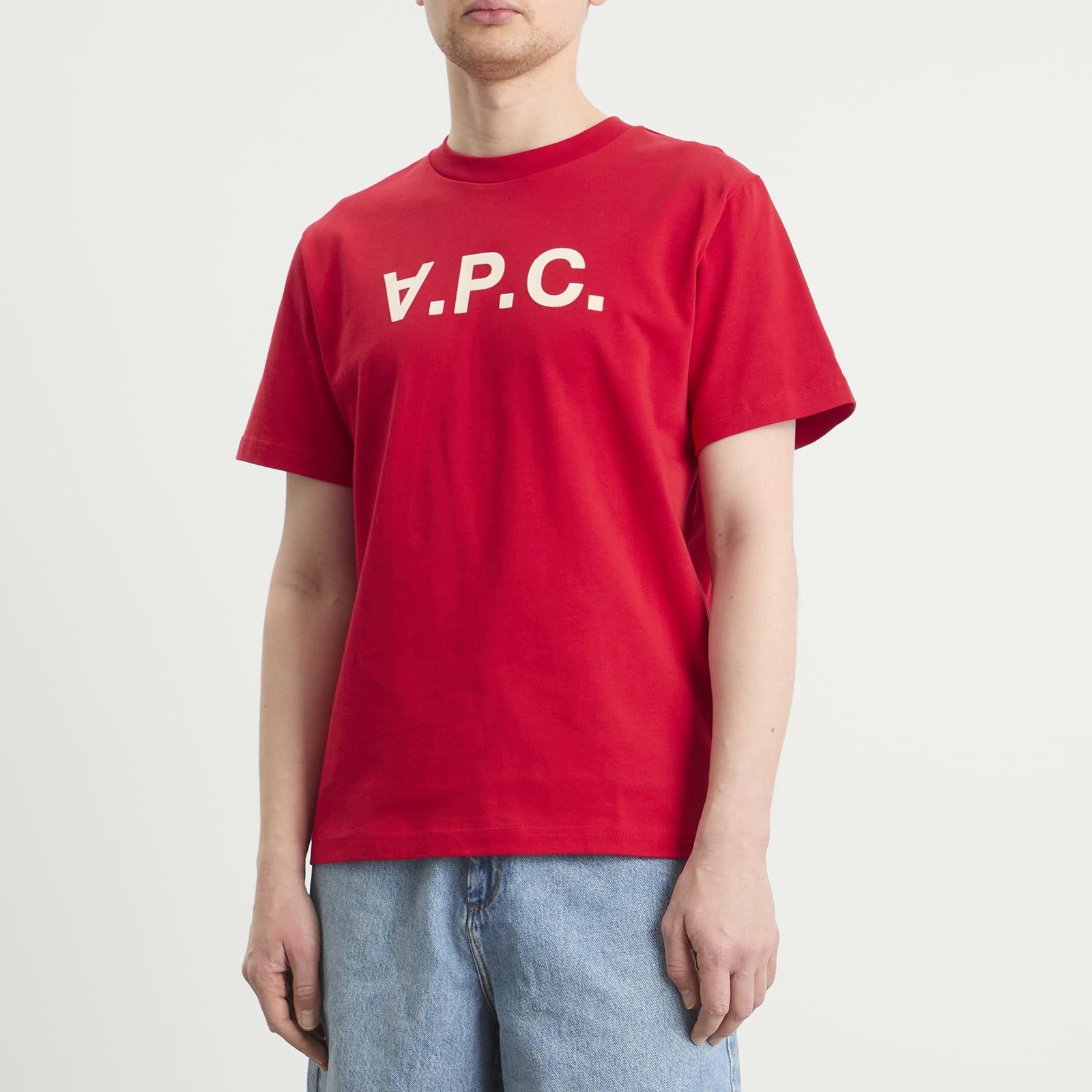 Men's VPC Logo T-Shirt Red/Ecru