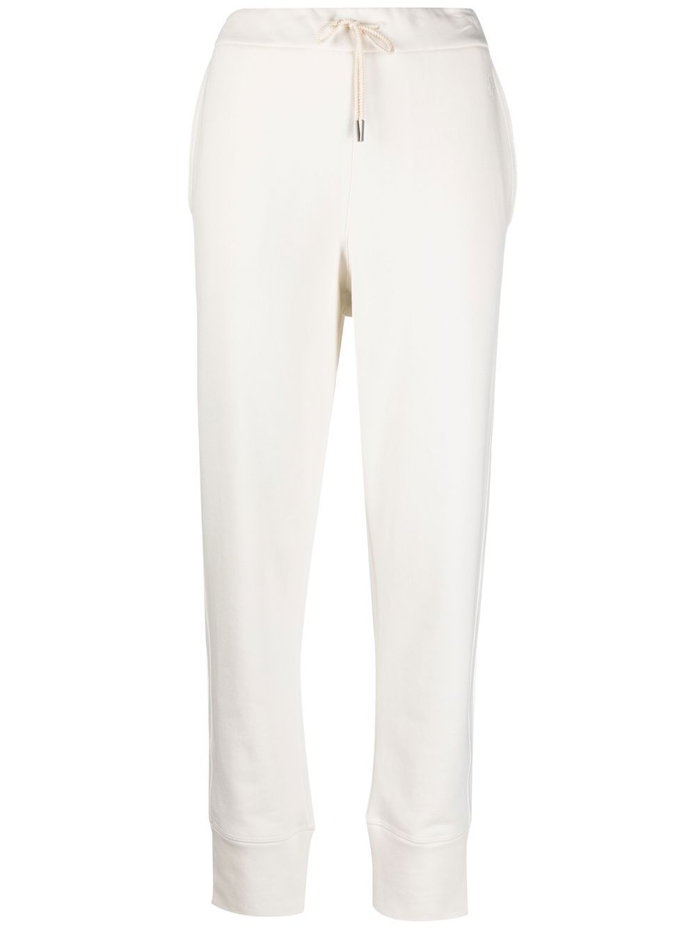Tapered track pants - White
