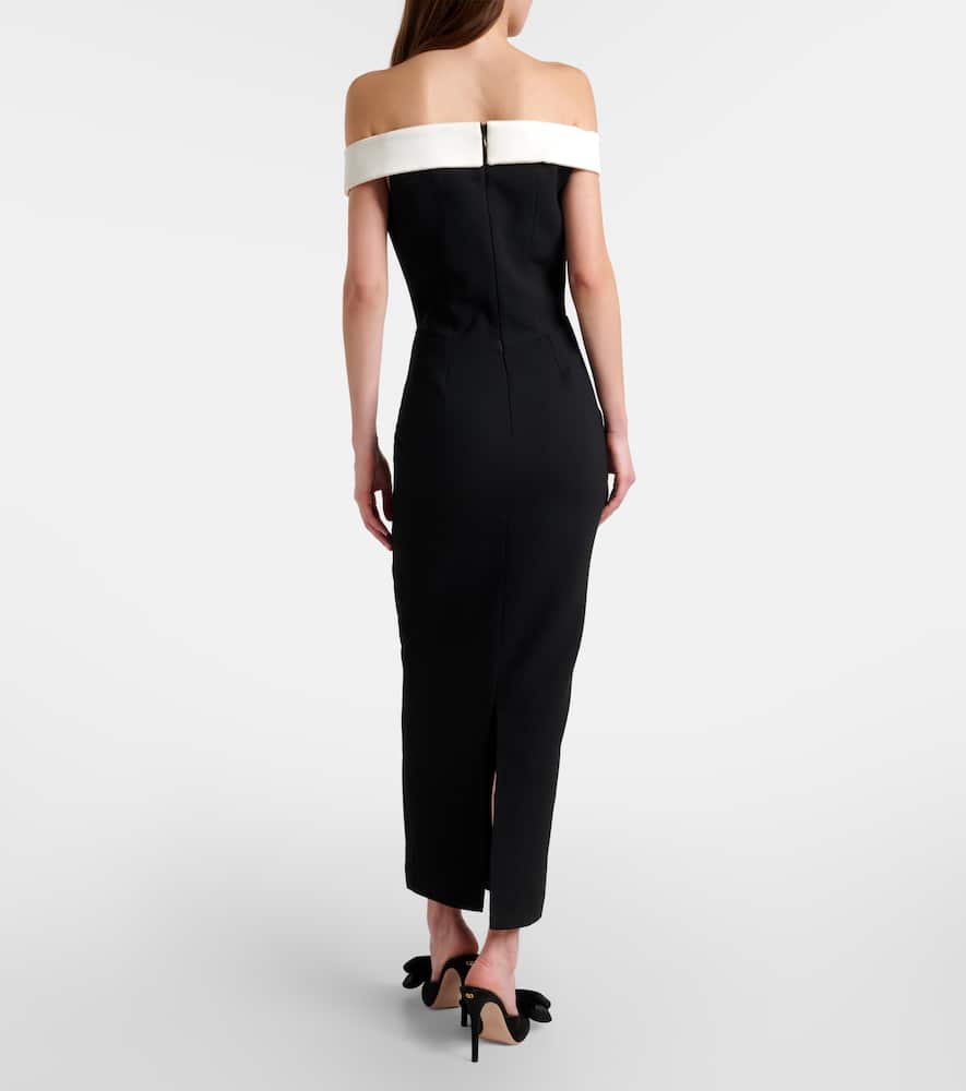 Jacqueline off-shoulder midi dress