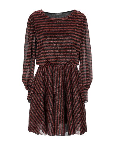 Woman Mini dress Brown Size 6 Polyamide, Metal