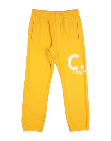 C. p. Company Undersixteen Kid Boy Pants Marigold Size 10 Cotton